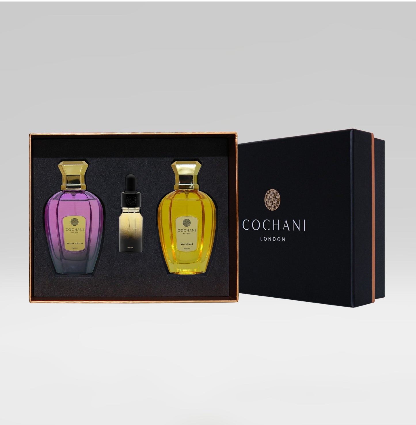 Woodland, Secret Charm Parfum And Golden Musk Oil 10ml