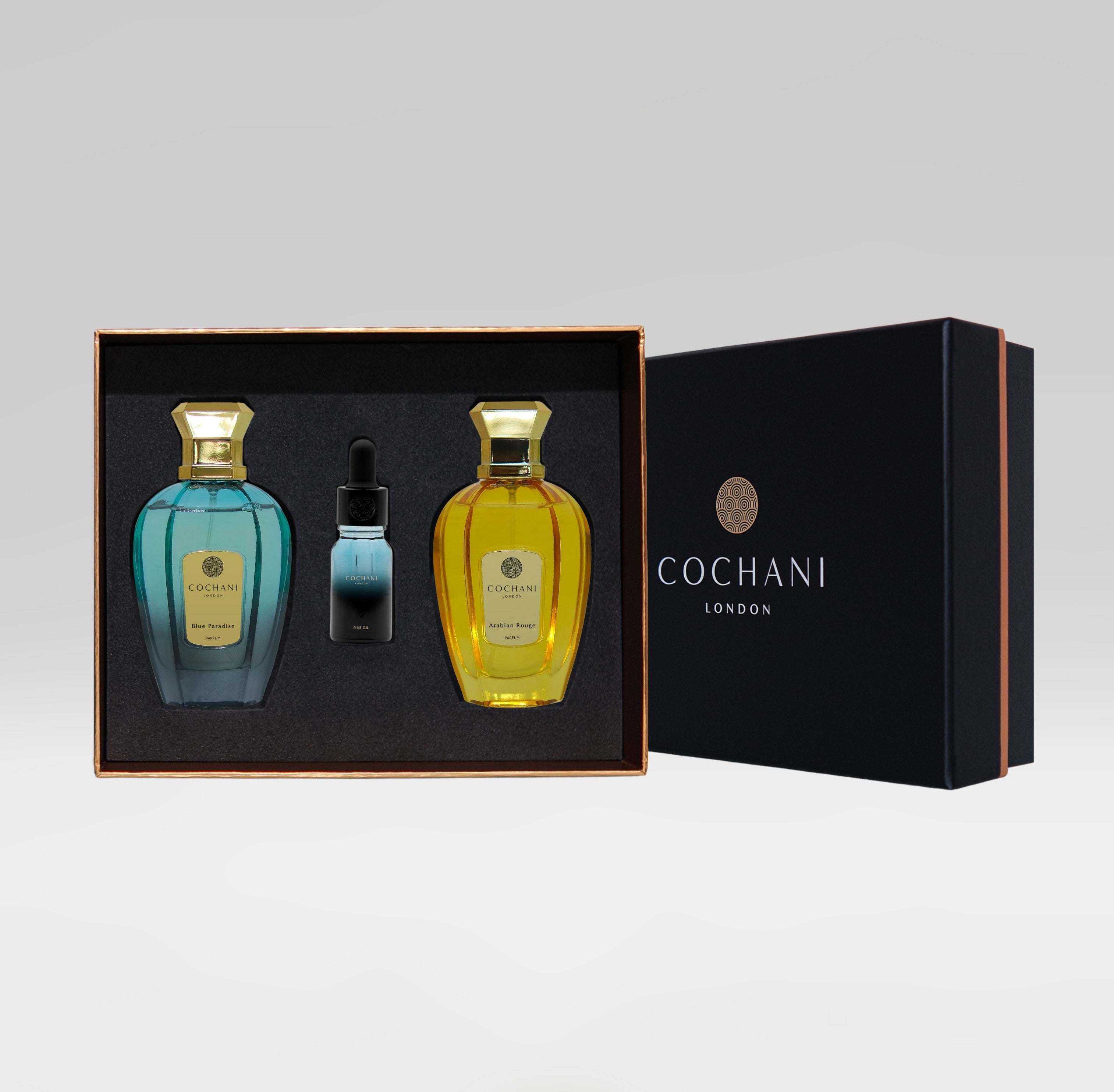 Blue Paradise Arabian Rouge Parfum and Blue Paradise Oil 10ml – Cochani ...