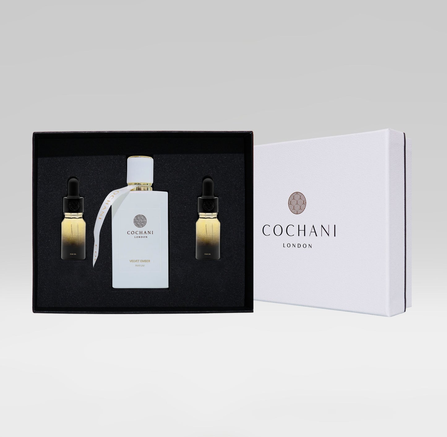 Velvet Ember Parfum, Golden musk Oil 10ml And Al Shir Oil 10ml